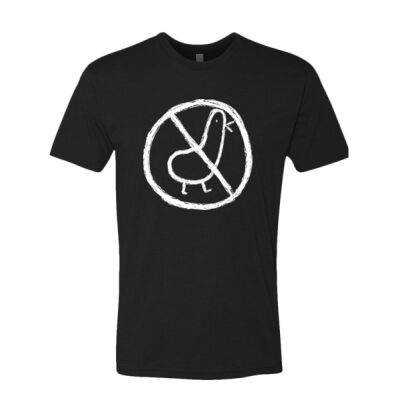 'No Goose' Sign nek levelTEE Thumbnail